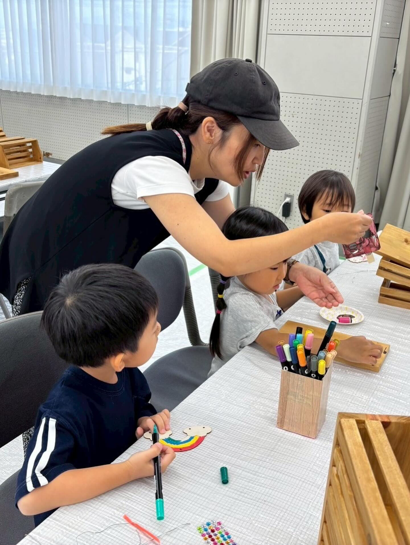 親子工作photo📸素敵な作品がたくさん✨保育士さんのおかげ